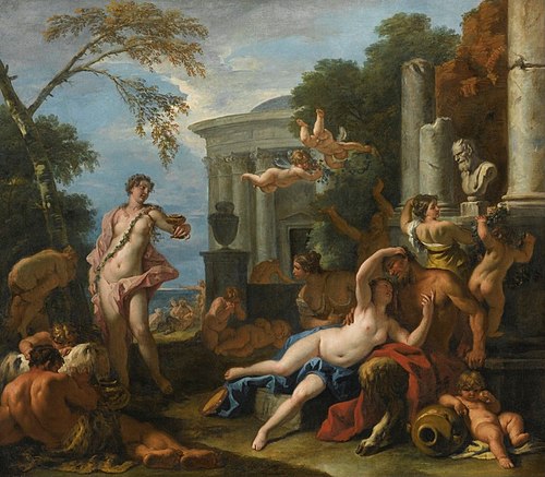 Feast of Silenus (private collection), , Sebastiano Ricci