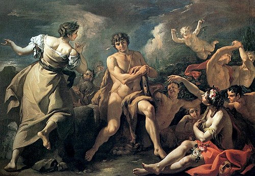 Hercules at the Crossroads, 1715, Sebastiano Ricci