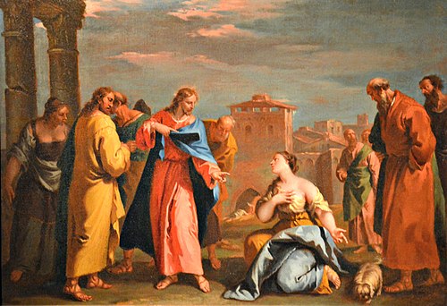 Jesus and the woman of Canaan, , Sebastiano Ricci