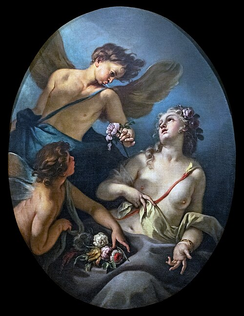 Zéphyr et Flore, , Sebastiano Ricci