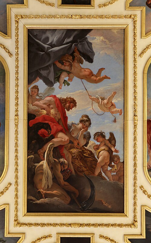 Amor vor Jupiter und Juno, 1700, Sebastiano Ricci