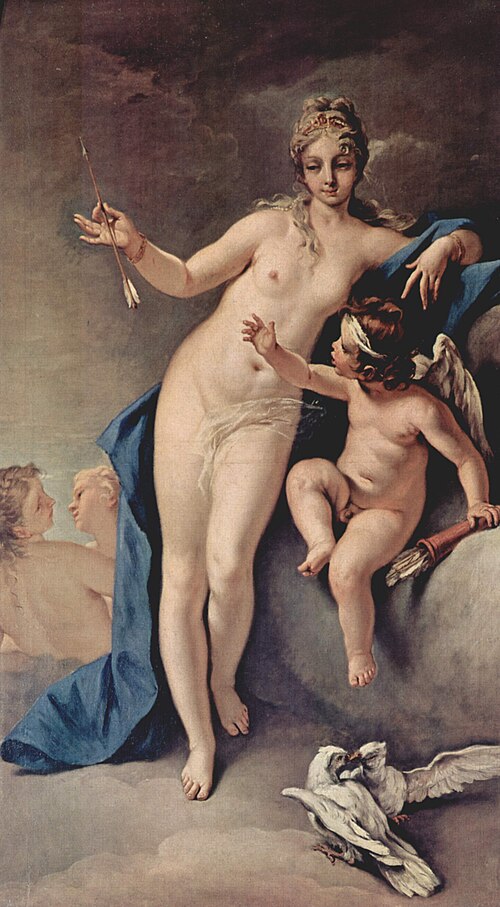 Venus et Amour, 1713, Sebastiano Ricci