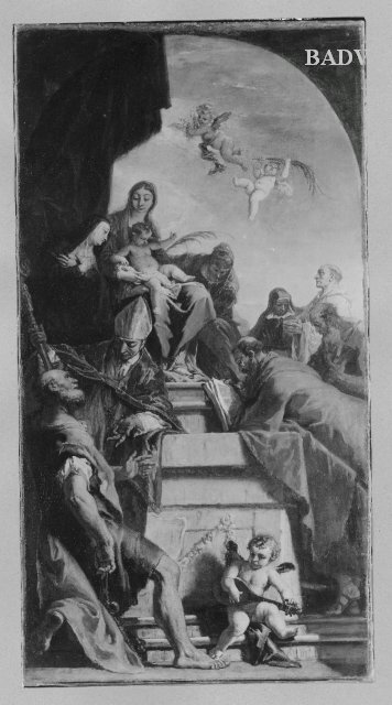 Madonna enthroned with Saints, 1684, Sebastiano Ricci