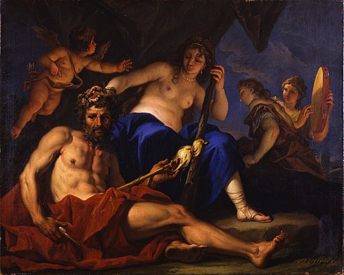 Ercole ai piedi di Onfale, 1701, Sebastiano Ricci