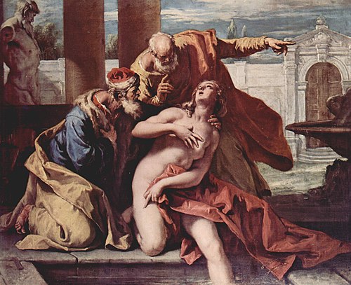 Suzanne et les vieillards, 1713, Sebastiano Ricci