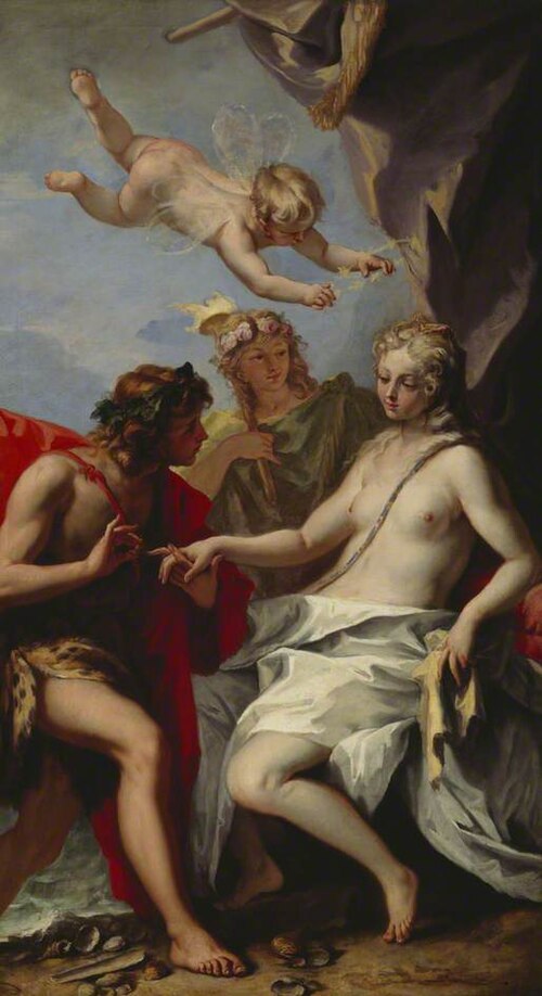 Bacchus and Ariadne, 1712, Sebastiano Ricci
