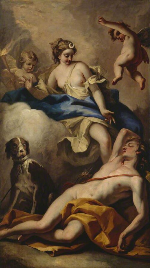 Diana and Endymion, 1716, Sebastiano Ricci