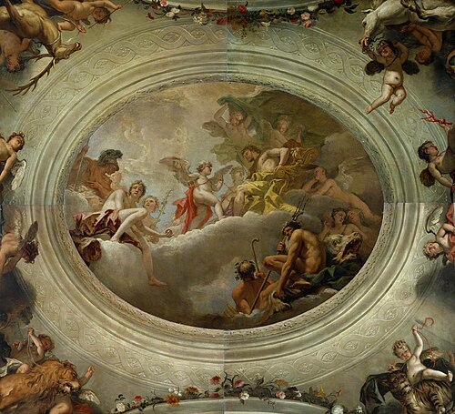 Cupid before Jupiter (Central Section), 1714, Sebastiano Ricci