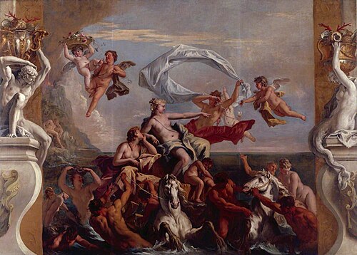Triumph of Galatea, 1714, Sebastiano Ricci