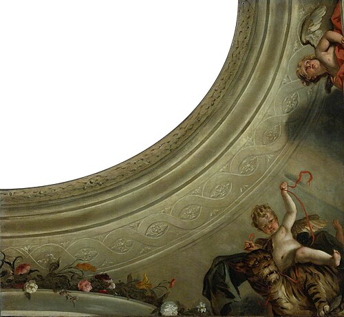 Cupid before Jupiter (Tiger Section), 1714, Sebastiano Ricci