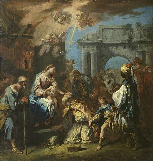 Adoration of the Magi, 1726, Sebastiano Ricci