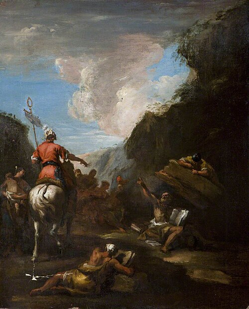 Archimedes and Hiero at the Siege of Syracuse, , Sebastiano Ricci