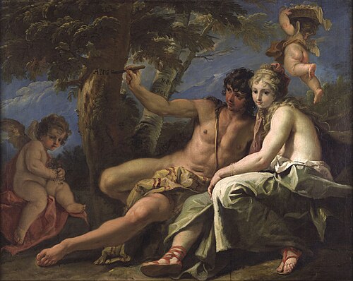 Médor et Angélique, 1716, Sebastiano Ricci