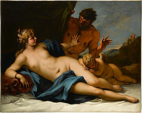 Venus is Surprised by a Satyr, 1720, Sebastiano Ricci