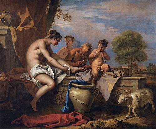 Nymphs and Satyrs, 1712, Sebastiano Ricci