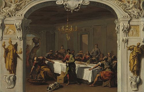 The Last Supper, 1713, Sebastiano Ricci