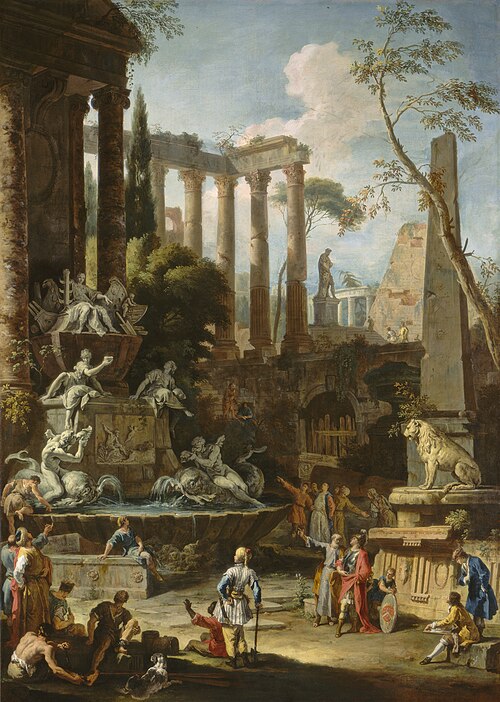 Memorial to Admiral Sir Clowdisley Shovell, 1725, Sebastiano Ricci