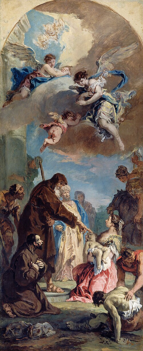 A Miracle of Saint Francis of Paola, 1733, Sebastiano Ricci