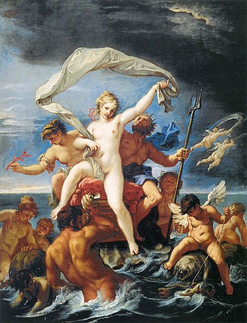 Neptune and Amphitrite, 1691, Sebastiano Ricci