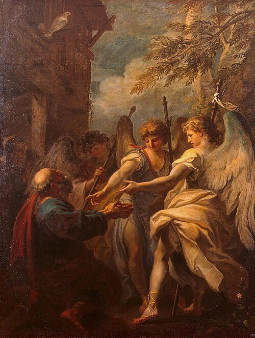 Abraham and the Angels, 1694, Sebastiano Ricci