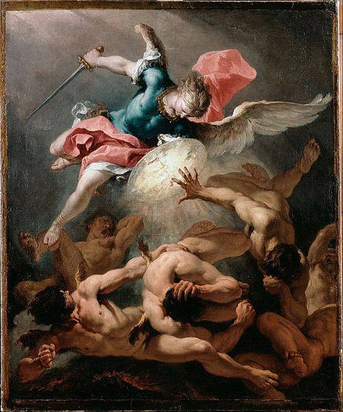 The Fall of the Rebel Angels, 1720, Sebastiano Ricci