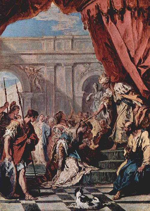 Esther before Ahasuerus, 1733, Sebastiano Ricci