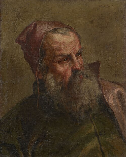 Head of an Old Man (a Publican?), , Sebastiano Ricci