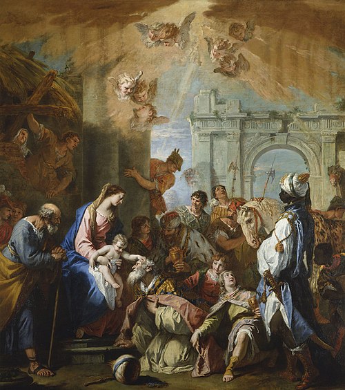 The Adoration of the Magi, 1726, Sebastiano Ricci