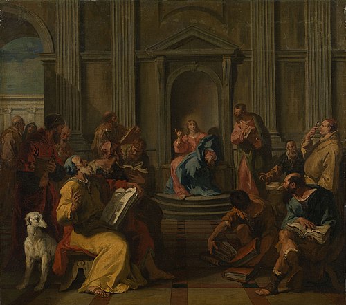 Christ Among the Doctors in the Temple, 1713, Sebastiano Ricci