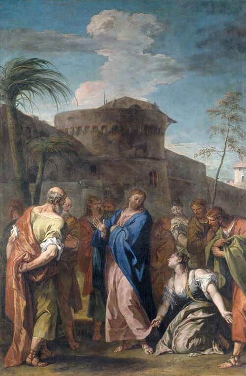Christ and the Woman who Believed, 1724, Sebastiano Ricci