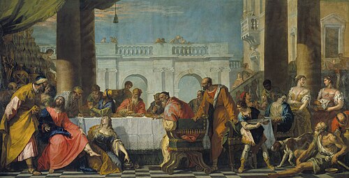 The Magdalen Anointing Christ's Feet, 1725, Sebastiano Ricci