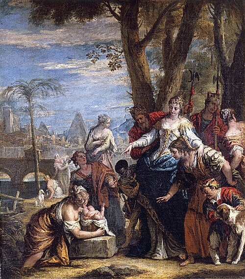 The Finding of Moses, 1722, Sebastiano Ricci