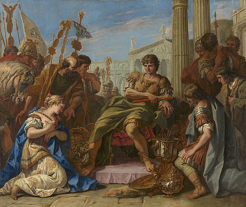 The Continence of Scipio, 1705, Sebastiano Ricci