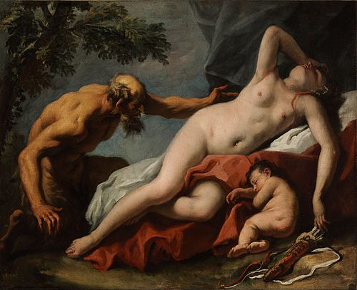Venus and Satyr, 1718, Sebastiano Ricci