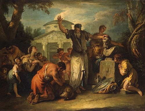 Opfer an Silen, 1722, Sebastiano Ricci