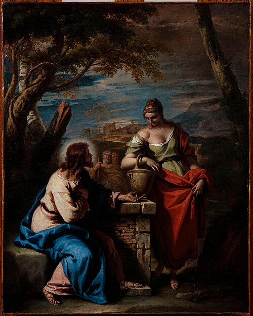 Christ and the Woman of Samaria, 1717, Sebastiano Ricci