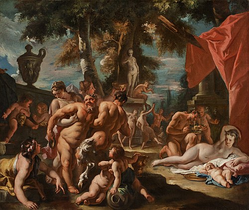 Feast of Silenus, 1706, Sebastiano Ricci