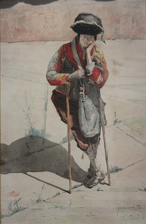 Scène de rue à Cuenca, 1873, Zacharie Astruc