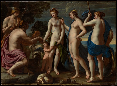 Judgment of Paris, 1640, Alessandro Turchi