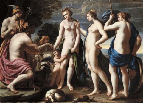 Le Jugement de Pâris, 1650, Alessandro Turchi