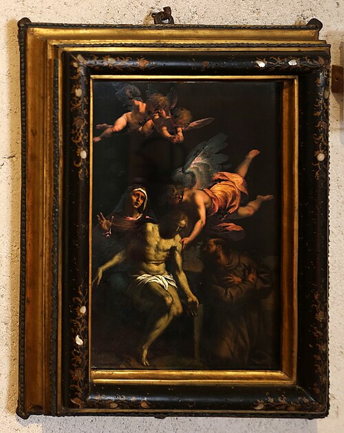 Pietà with St. Francis, 1650, Alessandro Turchi