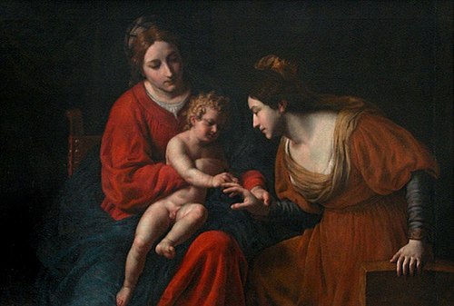 Le Mariage mystique de sainte Catherine, 1600, Alessandro Turchi