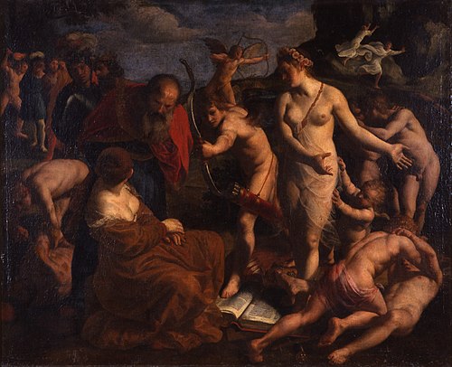 Allegory on the Power of Love ('Omnia Vincit Amor'), 1625, Alessandro Turchi
