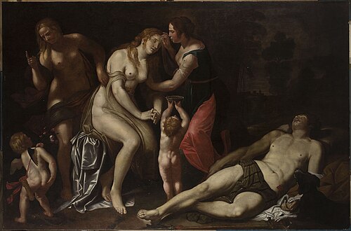 La Mort d'Adonis, 1601, Alessandro Turchi