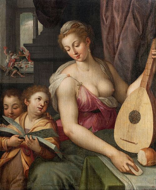 Allegory of Music, 1550, Alessandro Turchi