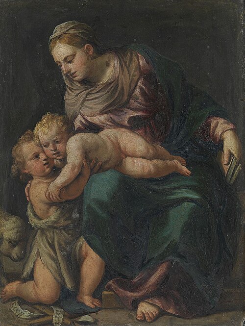 Maria mit dem Kinde und dem Johannesknaben, 1613, Alessandro Turchi