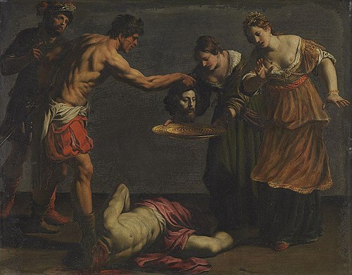 Salome empfängt das Haupt Johannes des Täufers, 1613, Alessandro Turchi