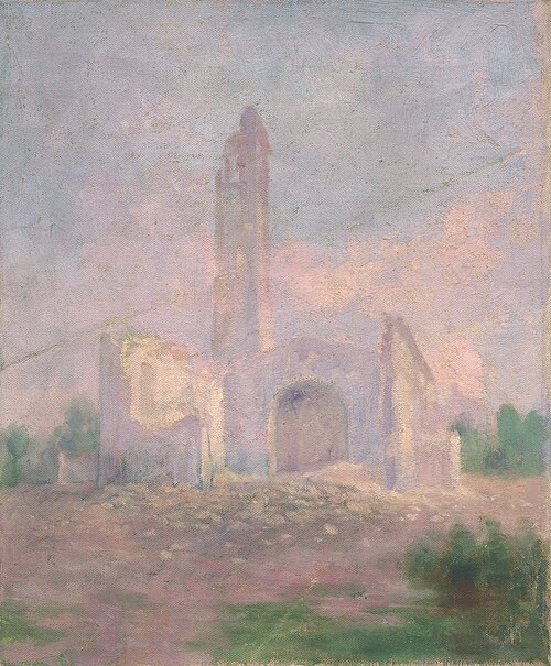 Ruins of a Church, 1901, Dezider Czölder