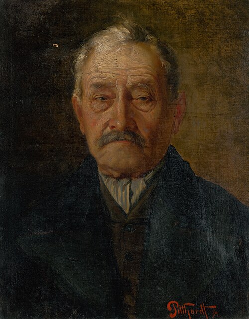 Portrait of an Old Man, 1894, Ľudovít Pitthordt