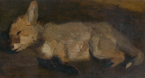 Dead Fox, 1900, Ľudovít Pitthordt